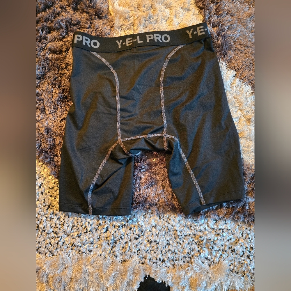Men's Black Compreession Shorts